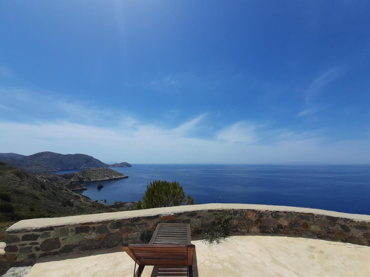 C & C _ Cycladic House With Endless Sea View Villa Ermúpoli Kültér fotó