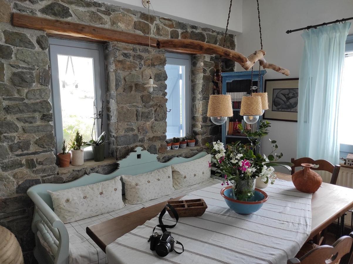C & C _ Cycladic House With Endless Sea View Villa Ermúpoli Kültér fotó