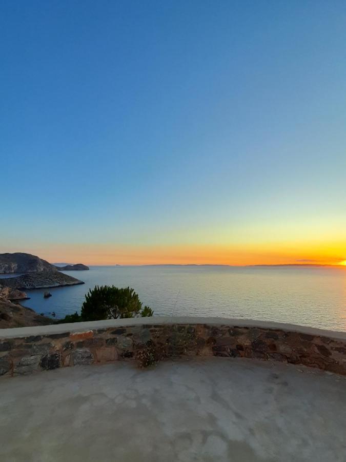 C & C _ Cycladic House With Endless Sea View Villa Ermúpoli Kültér fotó