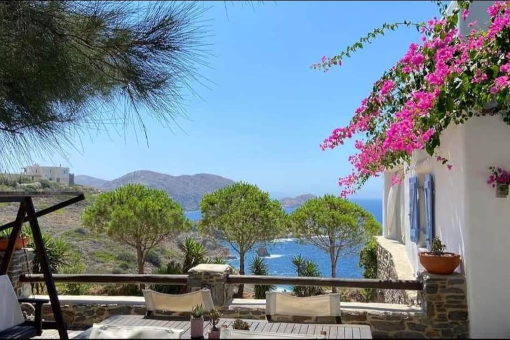 C & C _ Cycladic House With Endless Sea View Villa Ermúpoli Kültér fotó