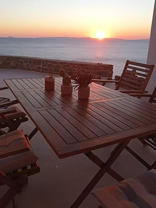 C & C _ Cycladic House With Endless Sea View Villa Ermúpoli Kültér fotó