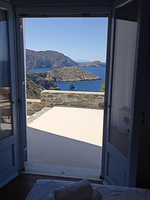 C & C _ Cycladic House With Endless Sea View Villa Ermúpoli Kültér fotó