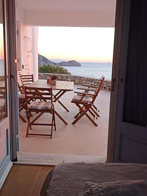 C & C _ Cycladic House With Endless Sea View Villa Ermúpoli Kültér fotó